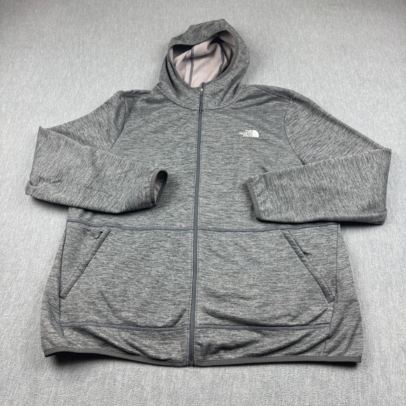 The North Face Other - The North Face Jacket Mens 2XL Heather Gray Canyonlands Hooded Full‎ Zip Outdoor